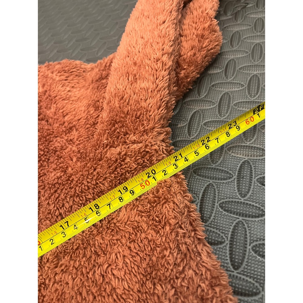 Patagonia Los Gatos 1/4 Zip Pullover Women Large Orange Fleece Sweater 25235 - Picture 7 of 8